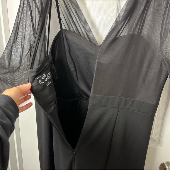 Alex Evenings Plus  Black Formal Evening Dress size 16W - Picture 9 of 12